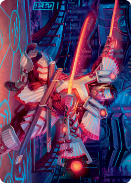 Isshin, Dos cielos como uno 1 Tarjeta artística [Kamigawa: Serie de arte Neon Dynasty] 