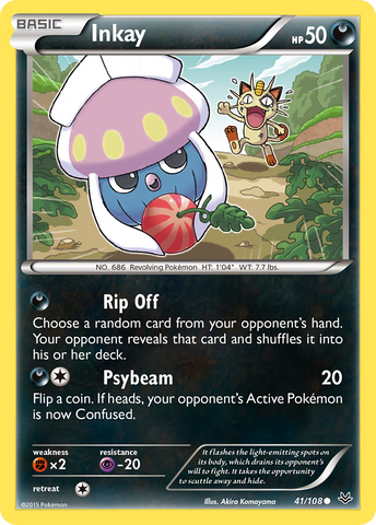 Inkay (41/108) [XY: Cielos rugientes] 