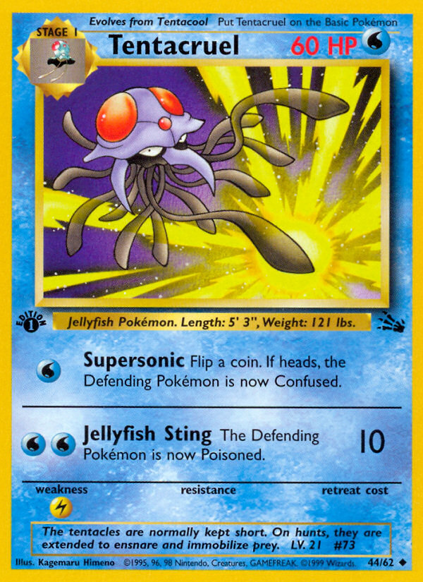 Tentacruel (44/62) [Fossil 1.ª edición] 