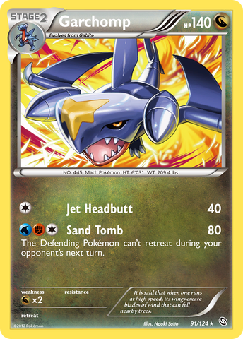 Garchomp (91/124) [Blanco y Negro: Dragones Exaltados] 