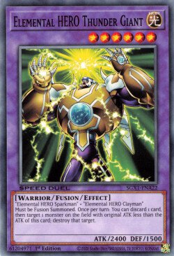 HÉROE elemental Gigante del trueno [SGX1-ENA22] Común 