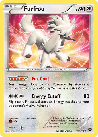 Furfrou (114/146)(Cosmos Holo) (Exclusivo en blíster) [XY: Conjunto básico] 