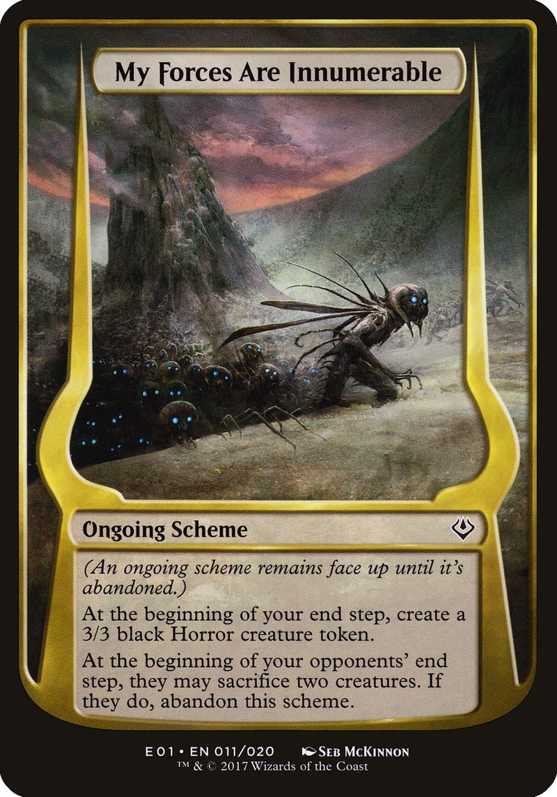 Mis Fuerzas Son Innumerables (Esquemas) [Archienemigo: Esquemas de Nicol Bolas] 