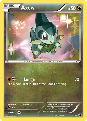 Axew (13/20) [Blanco y negro: Dragon Vault] 