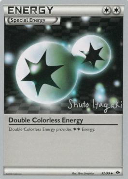 Doble Energía Incolora (92/99) (Terraki-Mewtwo - Shuto Itagaki) [Campeonato Mundial 2012] 