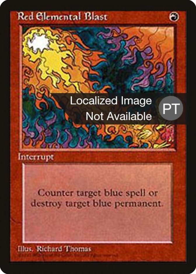 Explosión elemental roja [Cuarta edición (borde negro extranjero)] 