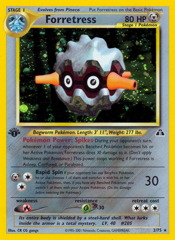 Forretress (2/75) [Neo Discovery 1.ª edición] 