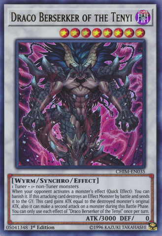 Draco Berserker de los Tenyi [CHIM-EN035] Ultra raro 