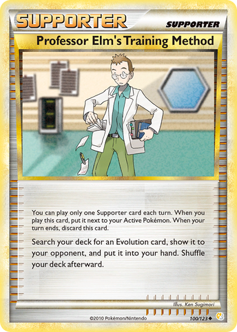 Método de entrenamiento del profesor Elm (100/123) [HeartGold y SoulSilver: Conjunto básico] 