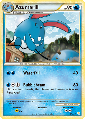 Azumarill (2/123) [HeartGold y SoulSilver: Conjunto básico] 