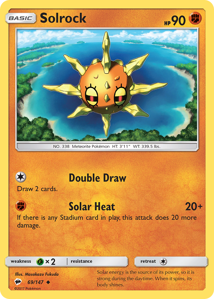Solrock (69/147) [Sol y Luna: Sombras ardientes] 