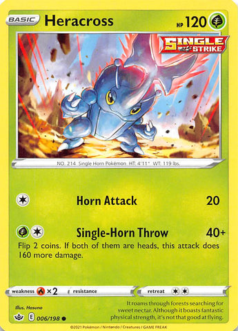 Heracross (006/198) [Espada y escudo: Reino escalofriante] 