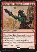 Siege-Gang Commander (Paquete promocional) [Dominaria Promos] 