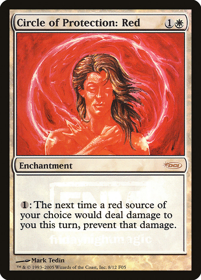 Círculo de protección: rojo [Friday Night Magic 2005] 