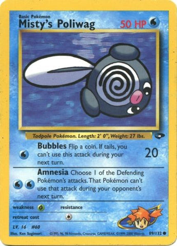 Poliwag de Misty (89/132) [Gym Challenge Unlimited] 