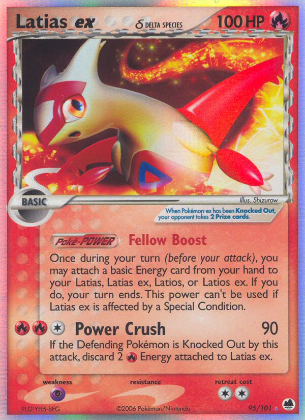 Latias ex (95/101) (Especie Delta) [EX: Dragon Frontiers] 