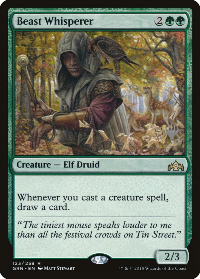 Susurrador de bestias (paquete promocional) [Promociones de Guilds of Ravnica] 