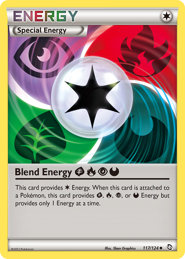 Mezcla de energía HierbaFuegoPsíquicoOscuridad (117/124) [Blanco y negro: Dragones exaltados] 
