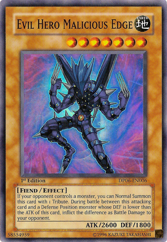 Héroe malvado Malicious Edge [DP06-EN006] Súper raro 