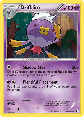 Drifblim (51/124) [Blanco y negro: Dragones exaltados] 