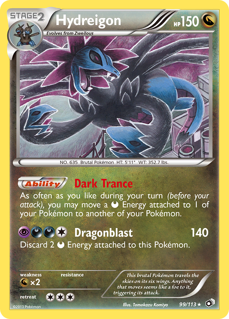 Hydreigon (99/113) [Blanco y negro: Tesoros legendarios] 