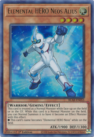 Héroe elemental Neos Alius [BLAR-EN053] Ultra raro 