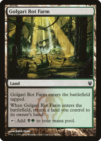Golgari Rot Farm [Mazos de duelo: Izzet contra Golgari] 