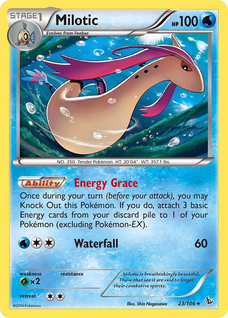 Milotic (23/106) (Exclusivo de la cubierta temática) [XY: Flashfire] 