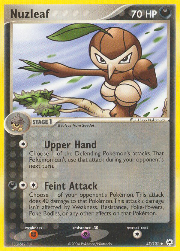Nuzleaf (45/101) [EX: Leyendas ocultas] 
