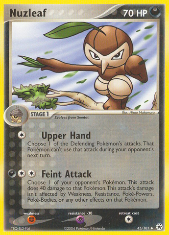 Nuzleaf (45/101) [EX: Leyendas ocultas] 