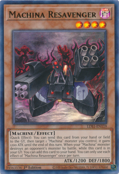 Machina Resavenger [LDS1-EN119] Ultra raro 