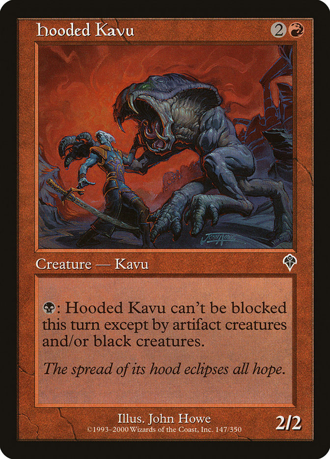 Kavu encapuchado [Invasión] 