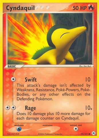 Cyndaquil (59/101) [EX: Estadio de batalla] 