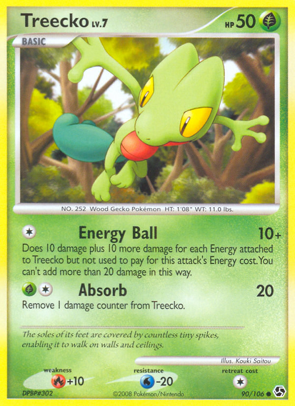 Treecko (90/106) [Diamante y Perla: Grandes encuentros] 