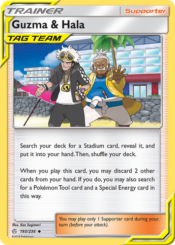 Guzma &amp; Hala (193/236) [Sol y Luna: Eclipse Cósmico] 