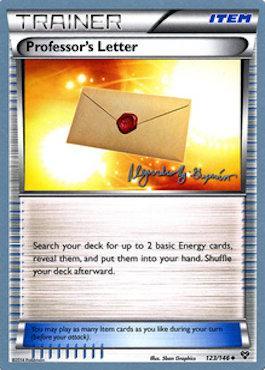Carta del Profesor (123/146) (Primal Groudon - Alejandro Ng-Guzman) [Campeonato Mundial 2015] 