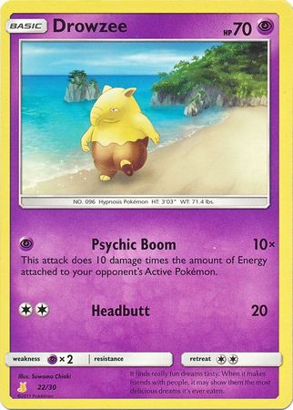 Drowzee (22/30) [Sol y Luna: Kit de entrenador - Alolan Raichu] 