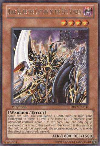 Dark Blade el Capitán del Mundo Maligno [ORCS-EN034] Raro 
