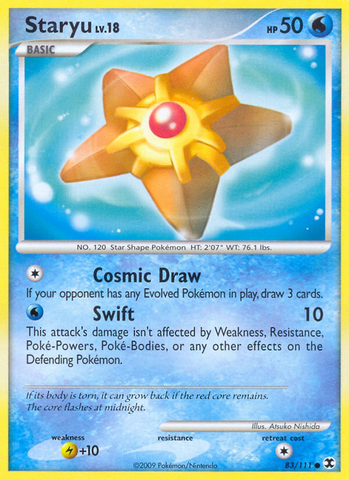 Staryu (83/111) [Platino: Rivales en ascenso] 