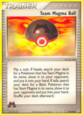 Equipo Magma Ball (80/95) [EX: Equipo Magma vs Equipo Aqua] 