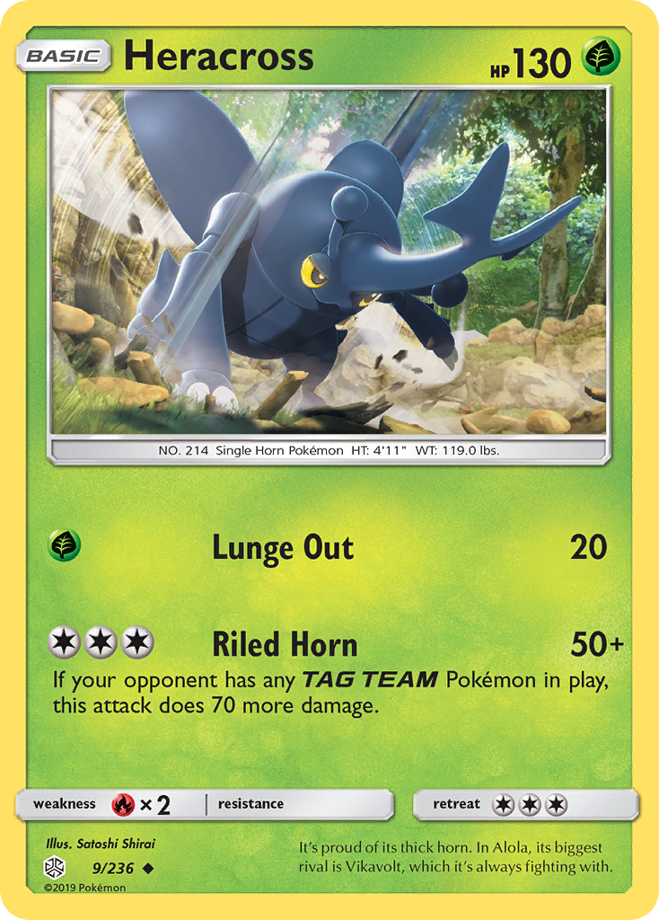 Heracross (9/236) [Sol y Luna: Eclipse cósmico] 