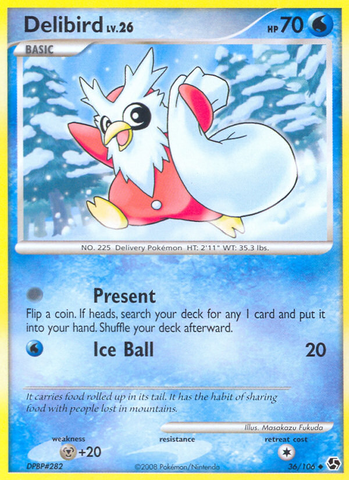 Delibird (36/106) [Diamante y Perla: Grandes encuentros] 