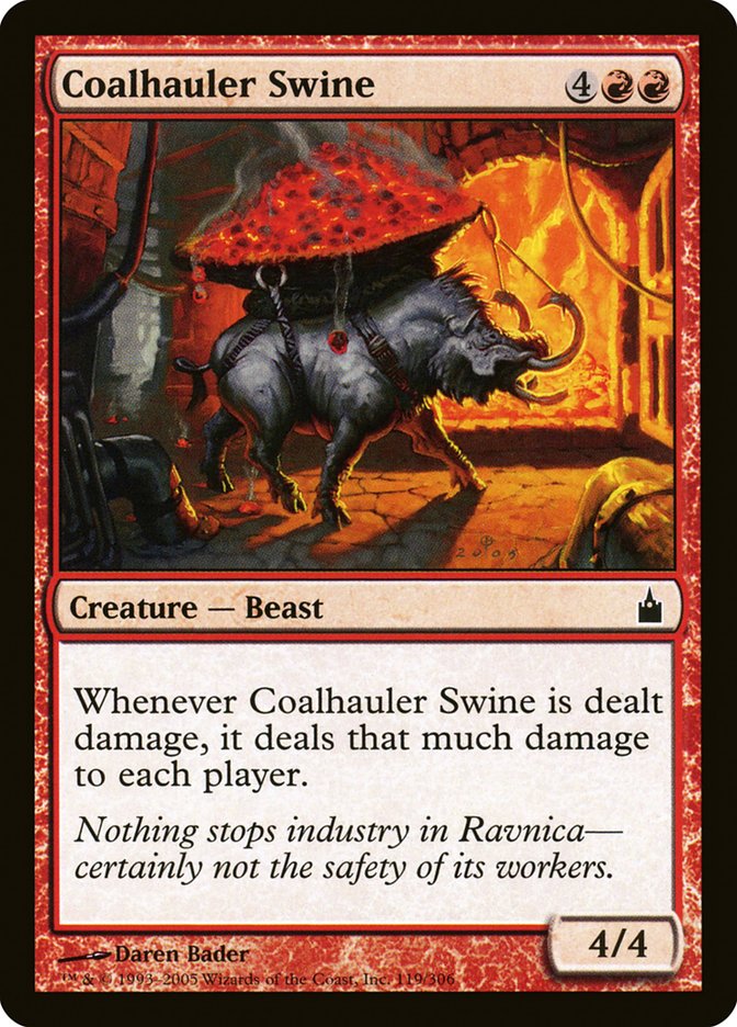 Cerdo transportista de carbón [Ravnica: Ciudad de los gremios] 
