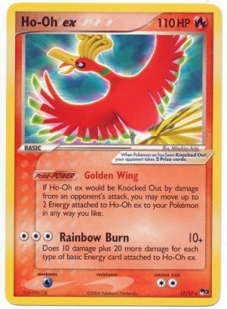 Ho-Oh ex (17/17) (No Holo) [Serie POP 3] 