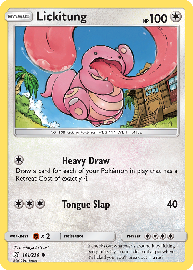 Lickitung (161/236) [Sol y Luna: Mentes unificadas] 