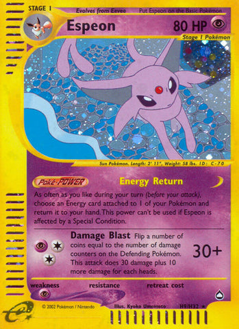 Espeon (H9/H32) [Acuápolis] 
