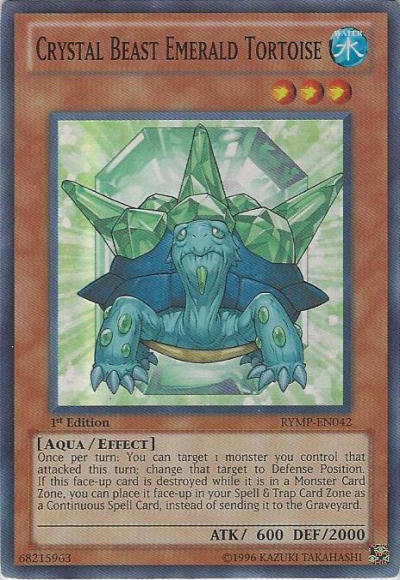 Tortuga Esmeralda Bestia de Cristal [RYMP-EN042] Súper Rara 