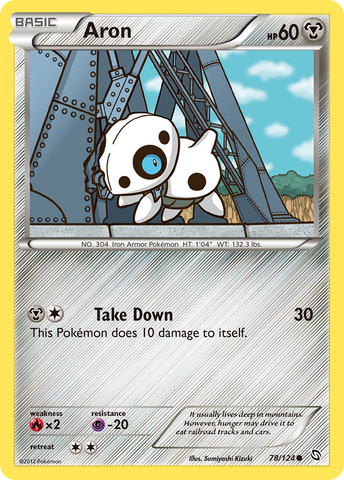 Aron (78/124) [Blanco y negro: Dragones exaltados] 
