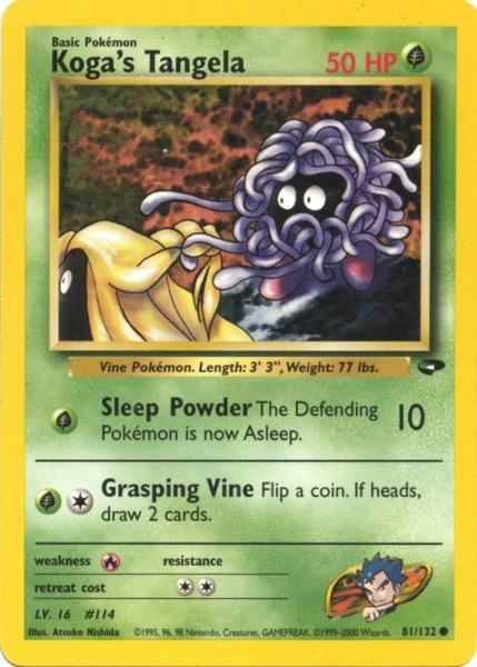 Tangela de Koga (81/132) [Gym Challenge Unlimited] 
