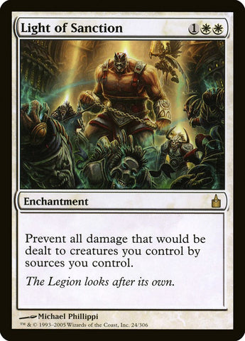 Luz de sanción [Ravnica: Ciudad de los gremios] 